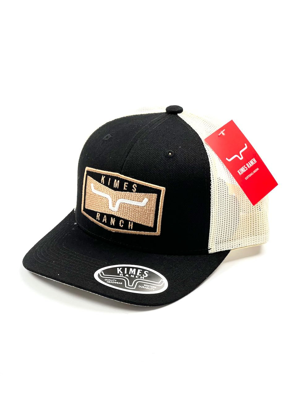 Berretto con visiera Railway in black di Kimes Ranch