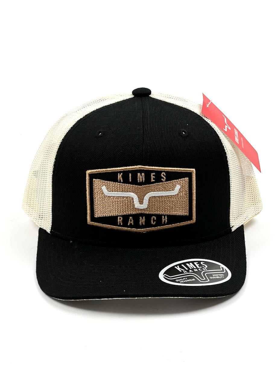 davanti Berretto con visiera Railway in black di Kimes Ranch