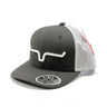 Casquette visière Weekly Trucker en Caracoal White by Kimes Ranch