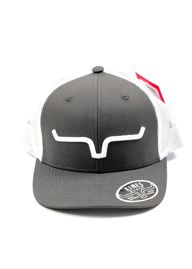 davanti Berretto con visiera Weekly Trucker in Caracoal White di Kimes Ranch