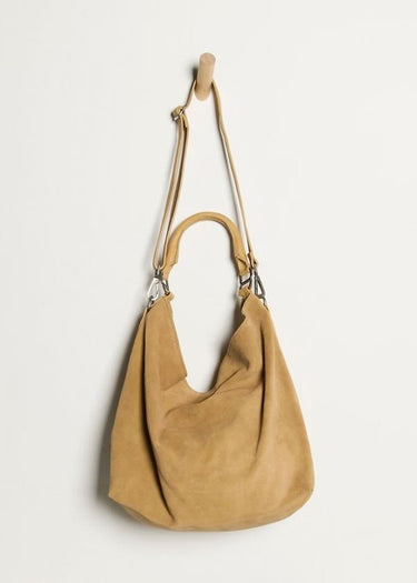 davanti Borsa Donna Suzie Suede Slouchy Tote in Harvest Gold by Free People