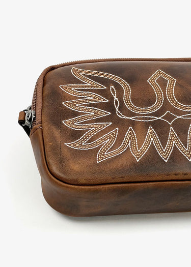 Riñonera Colección Casanova Marrón de Ariat