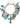 dettaglio croce Bracciale  Cross Turquoise Charm by Blazin Roxx