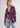 davanti Camicia Cardiff Plaid in Purple Combo combo di Free People