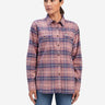 Women's hard stretch flannel plaid shirt from Ariat