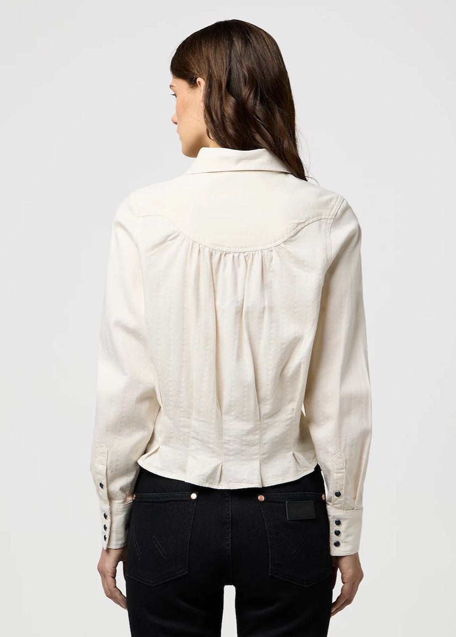 dietro Camicia donna Regular Femme Peplum di Wrangler