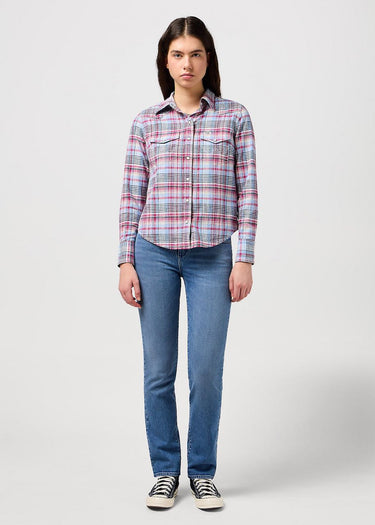 front women's western shirt violet Quartz by Wrangler