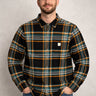 worn Chemise en flanelle pour homme Carhartt Rugged Flex™ Relaxed en noir