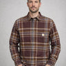 Chemise en flanelle pour homme Carhartt Rugged Flex™ Relaxed en Dark Sepia