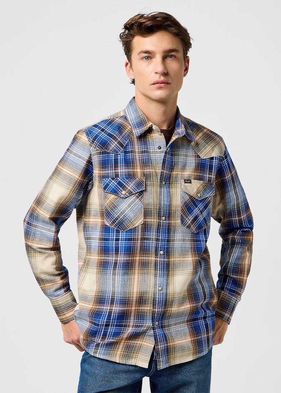 Camicia uomo Regular Western Indigo by Wrangler