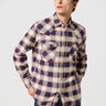 Camicia uomo Regular Western in Birch Blue by Wrangler
