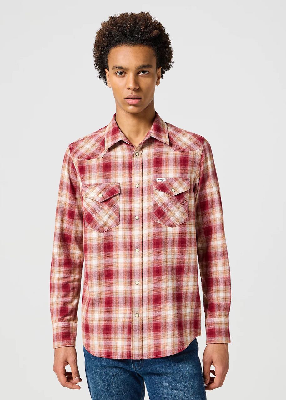 Camicia uomo Western Root Beer di Wrangler