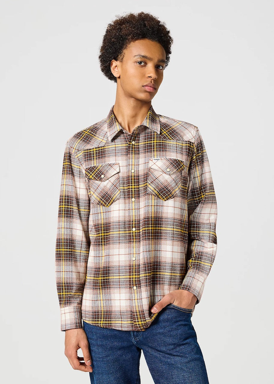 Camicia Western in Gingerbread di Wrangler