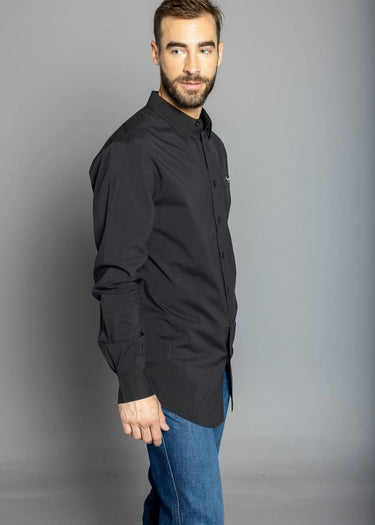 lato Camicia western uomo KR Team in Black di Kimes Ranch