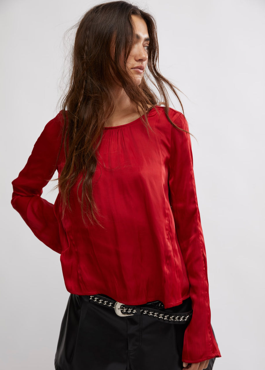 Camicetta Arabella in Rubies di Free People