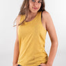 Canotta Scoop Neck Tank Light in Sauterne Yelloe di Superdy