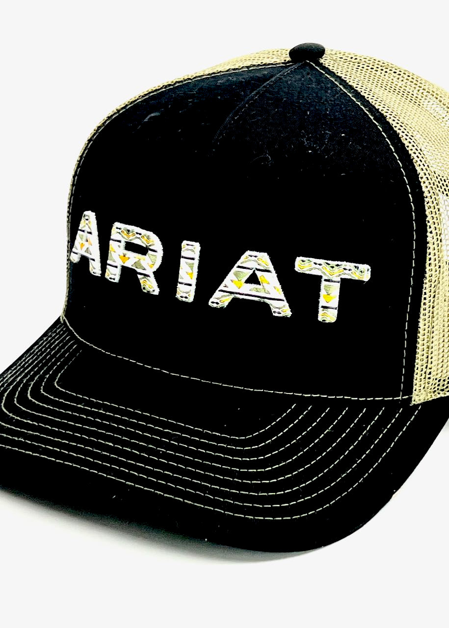 dettaglio logo Berretto con Embroidered Logo in Black Green di Ariat