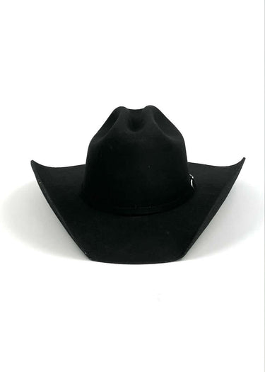 Cappello da cowboy e cowgirl classico in feltro nero con falda Cappello da cowboy e cowgirl classico in feltro nero con falda