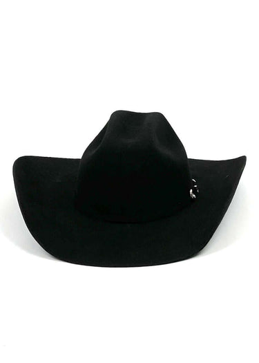 Front Broken Horn black western hat by Bullhide