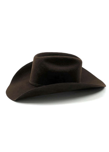 Chocolate Regular Western Hat Side in Brown by Pro Hats