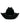 cappello western Gholson colore nero