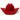 cappello western Kingman red di Bullhide