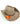 dietro Cappello Pinehurst in feltro Sand di Bullhide