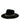 Cappello Western Reloaded in feltro nero di Bullhide