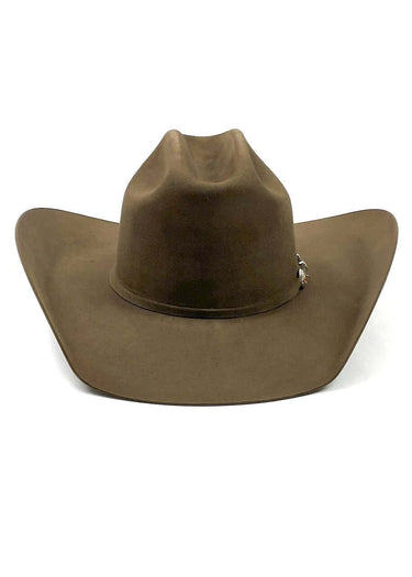 Front Silver Regular Series Western Hat in Pecan by Pro Hats