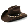 Western Texas Hold 'em Hat in Dark Brown by Bullhide