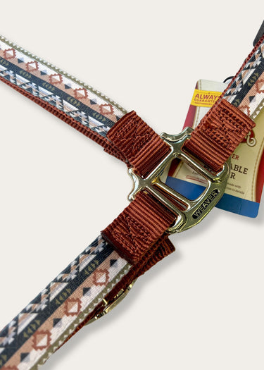 détail matériel Couleur réglable Trekking West de Weaver Cuir