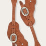 Cinghie per speroni uomo Buckaroo Harness Leather Spur Straps Russet di Weaver Leather