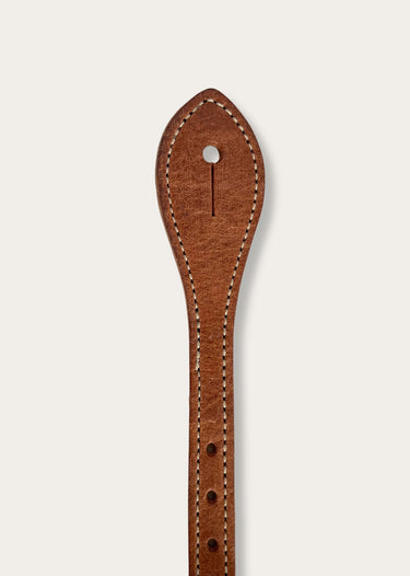 Detail Weaver Leder Russet HL Herren Sporenriemen