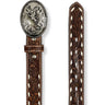 Child's Belt Tooled Floral in Buck Lacing Brown by Ariat