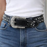 Worn Women's Western Belt in Black with Rhinestones by Ariat