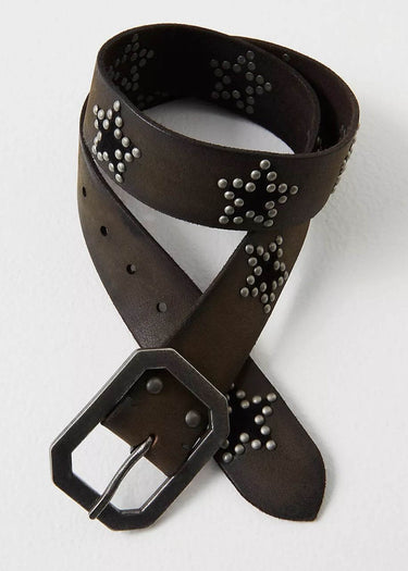 esposizione Cintura Starcrossed Studded in Midnight Hour di Free People