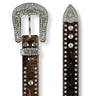 Ceinture western pour femme Calf Hair-on Hide Rhinestone by Nocona