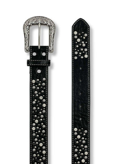 Cintura da donna in stile western, con strass in metallo Cintura da donna in stile western, con strass in metallo