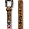 Ceinture incrustée de perles Western Shades pour femme en rose par Angel Ranch