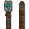 western belt for women Studded Cross model by Angel Ranch 