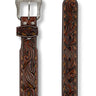 Ceinture western percée pour homme en marron par Nocona