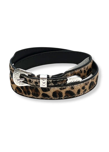 chapeau design imprimé léopard par M&F