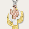 Triple Cactus Necklace by Montana Silversmith