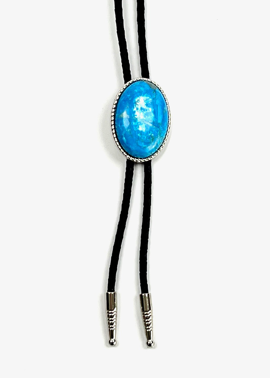 Cravatta da Cowboy Bolo Turquoise di Double S