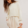 Maglia Easy Street Crop Pullover Moonglow di Free People