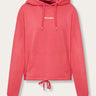 felpa donna drowcord hodie hot pink wrangler