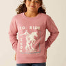 Junior Rider Sweatshirt für Mädchen in Rose Wine Heather von Ariat