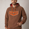 Porté Kimes Ranch hoodie | Cannons in Burnt Red