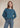 davanti Felpa donna Gina Western Crew in mid blue by Kimes Ranch