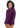 indossata Felpa donna Logo Sleeve in Eggplant di Carhartt